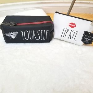 NWT Set of 2 Rae Dunn Cosmetic Bag!
